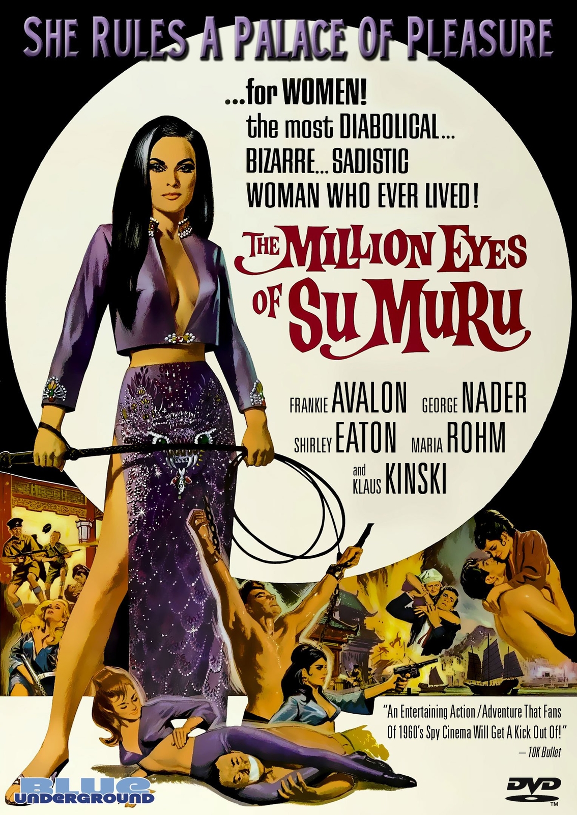 The Million Eyes of Su-Muru (DVD) Frankie Avalon George Nader Shirley Eaton