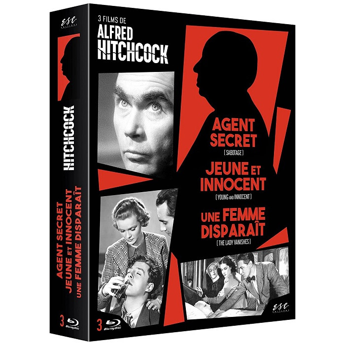 Alfred Hitchcock Agente Secret + Giovane E Innocent + Donna Scompare Cofanetto