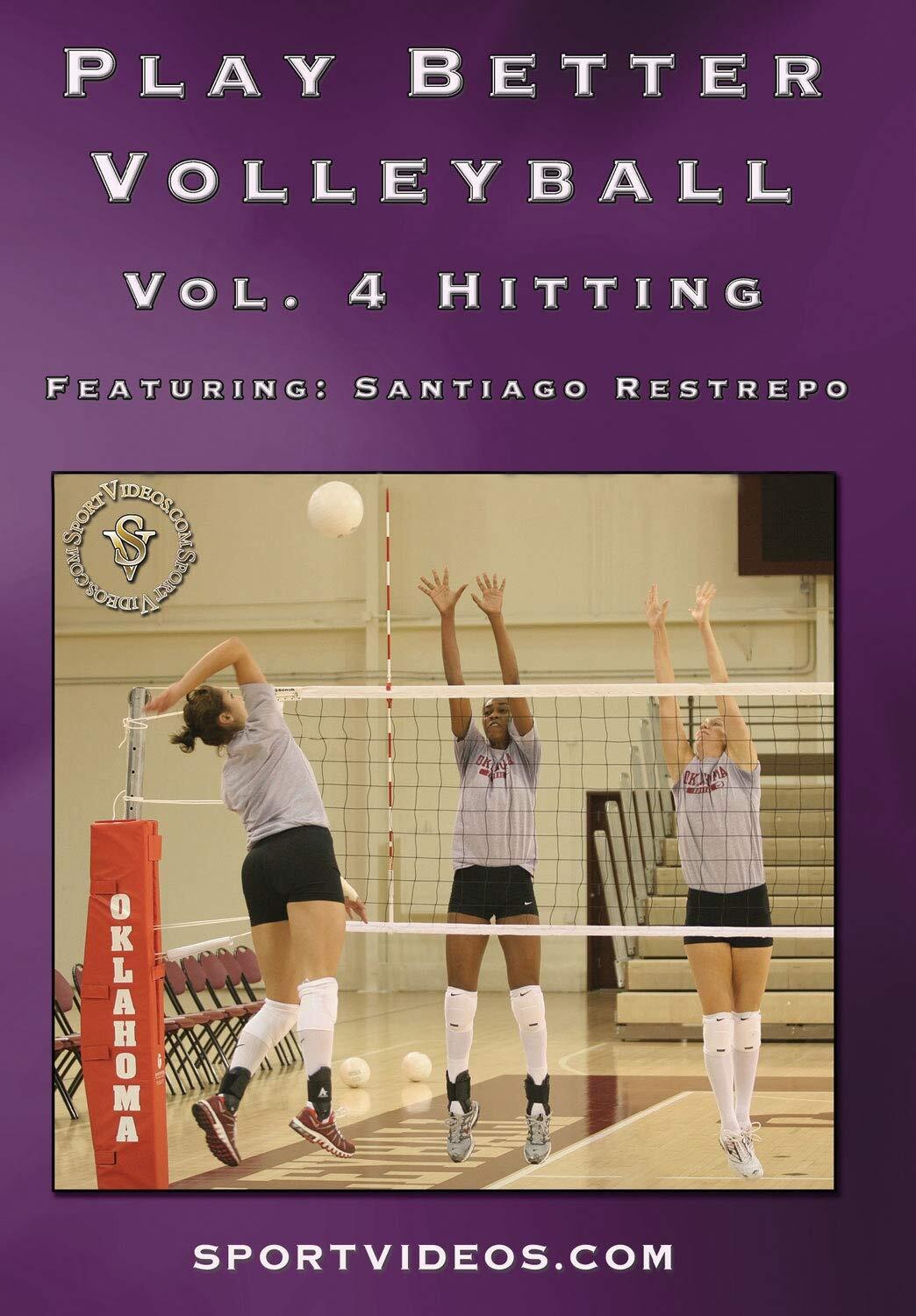 Play Better Volleyball Hitting (DVD) Santiago Restrepo