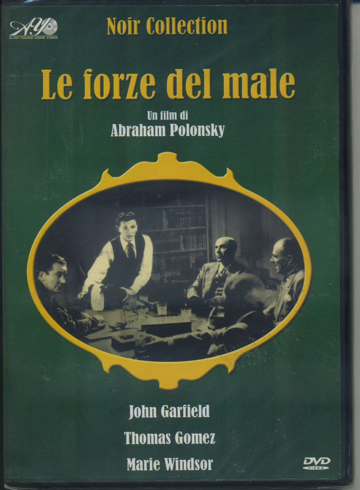 LE FORZE DEL MALE di Abraham Polonsky DVD NUOVO
