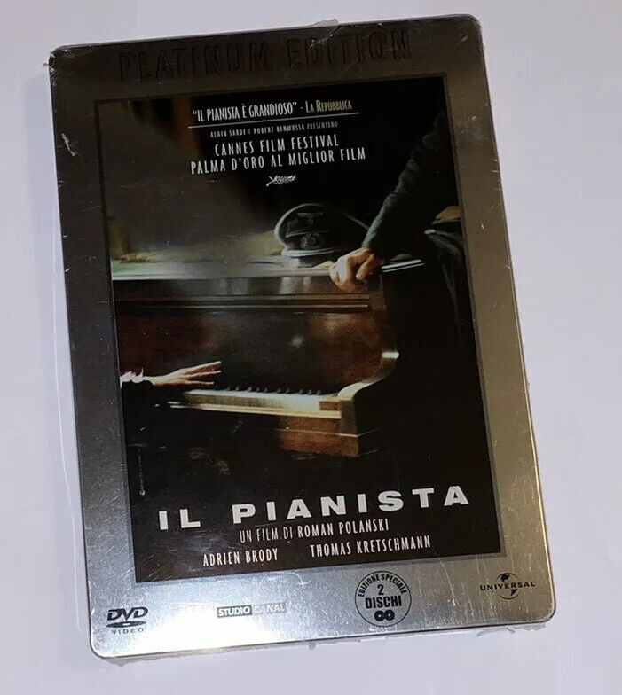 IL PIANISTA RARO DOPPIO DVD TIN BOX PLATINUM EDITION FUORI CATALOGO - SIGILLATO