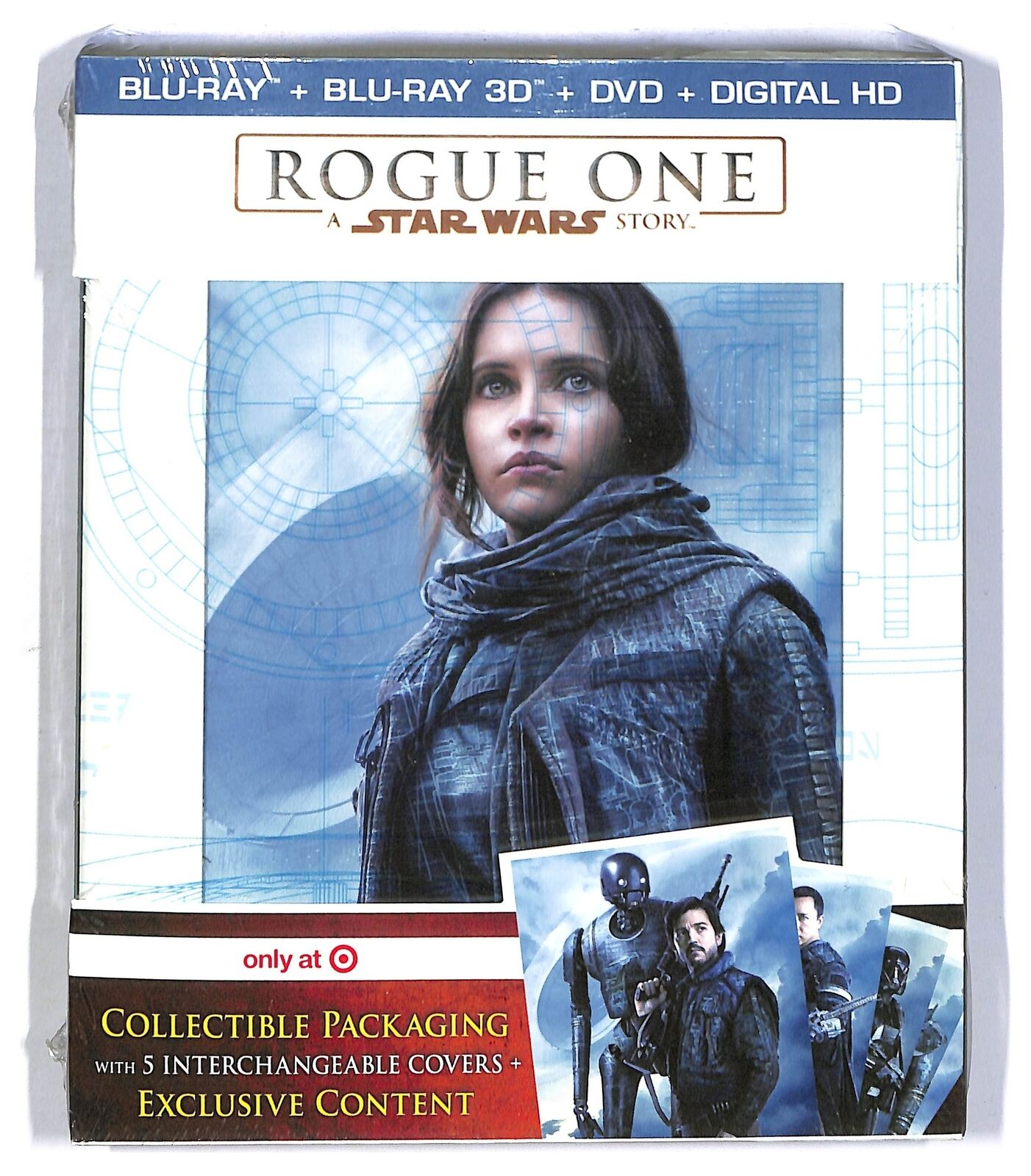EBOND Rogue One: A Star Wars Story DVD + Digital HD Bluray 3d Bluray D773605