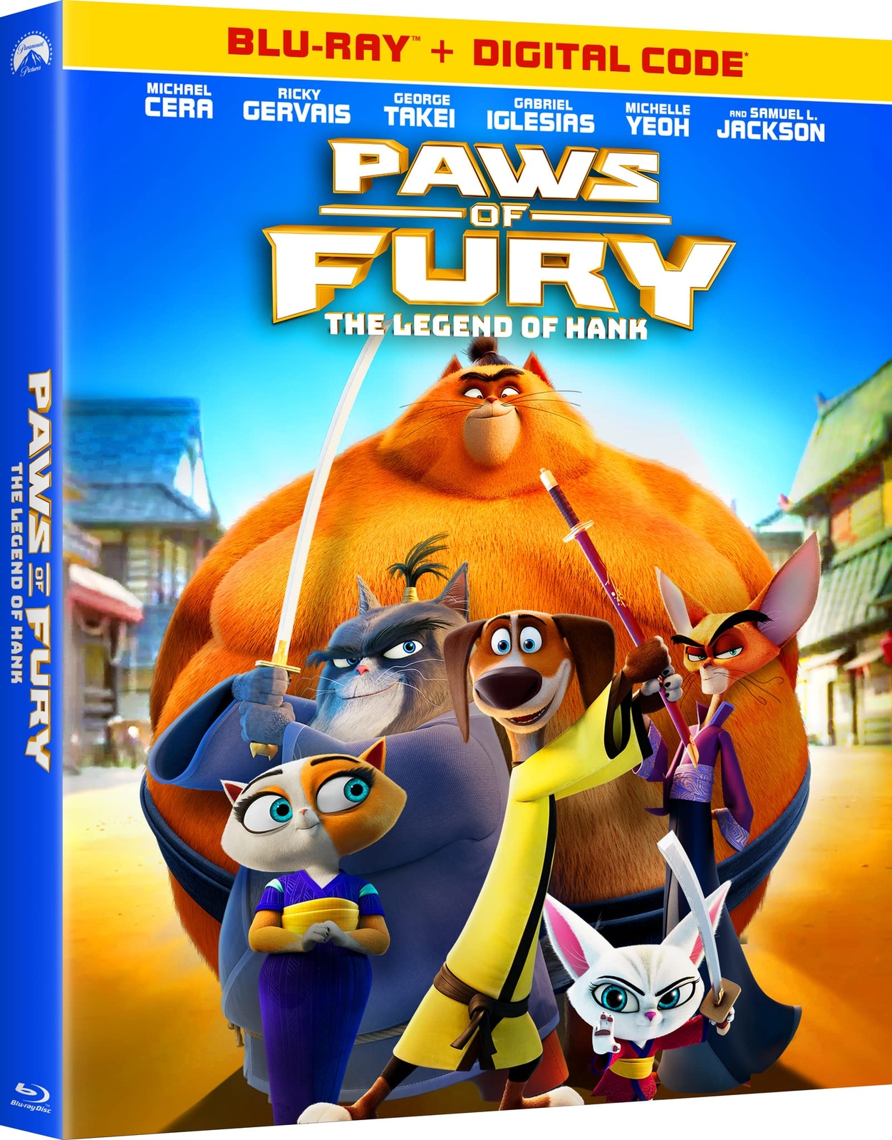 Paws of Fury: The Legend of Hank (Blu-ray) Michael Cera Ricky Gervais Mel Brooks