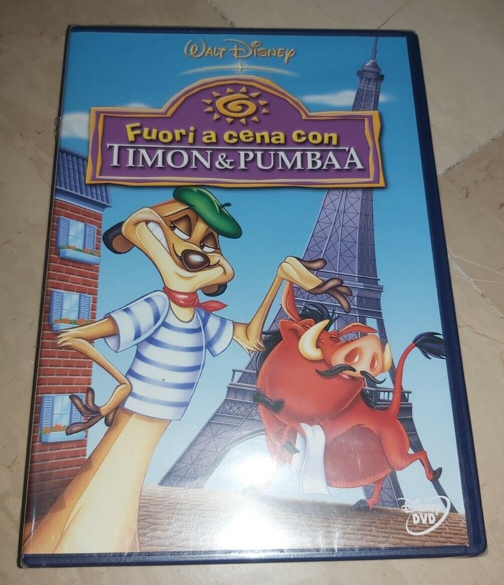 DVD FUORI A CENA CON TIMON E PUMBAA NUOVO EDIZIONE BUENA VISTA Z3 OLOGRAMMA RETT