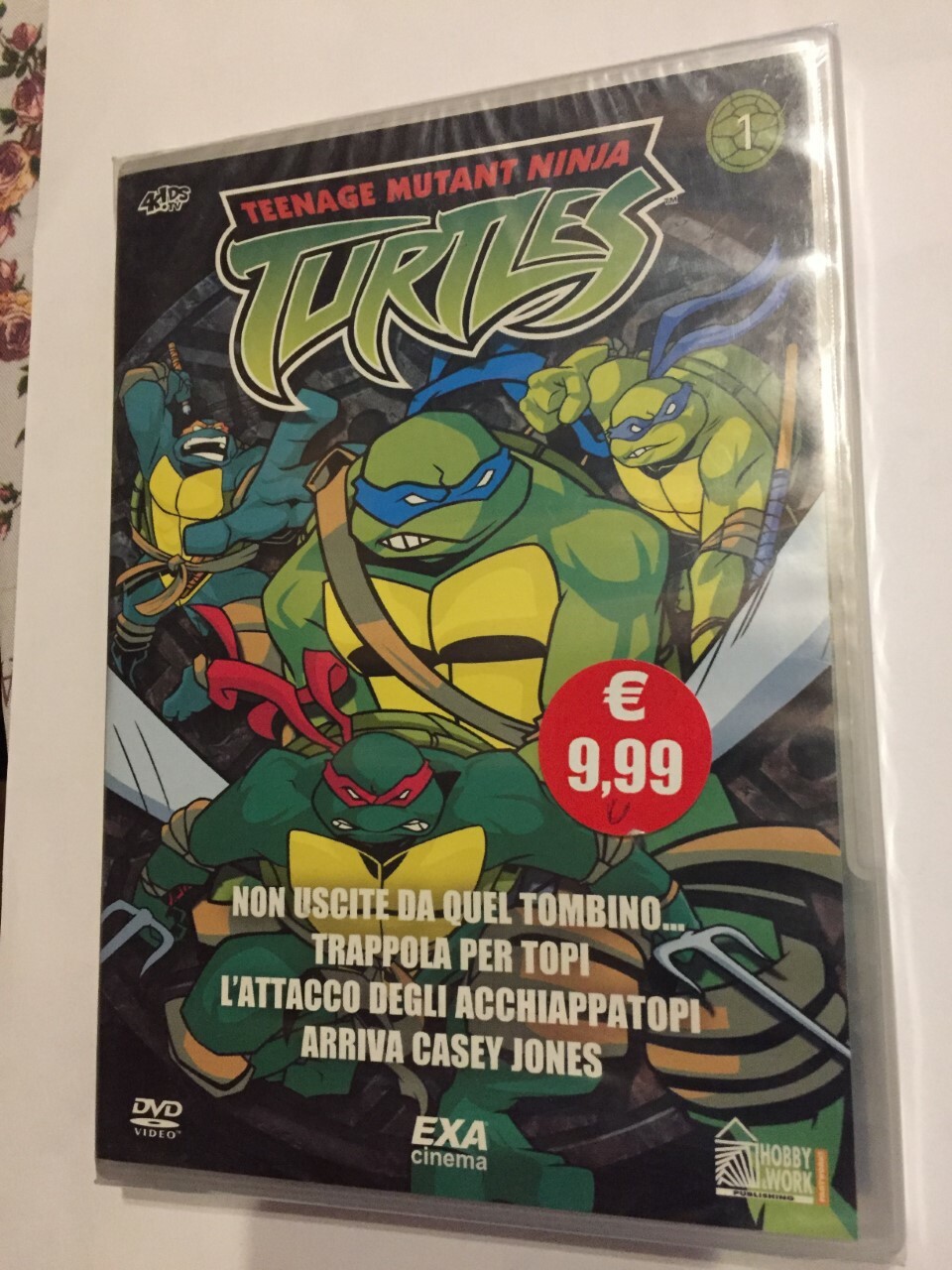 DVD TURTLES 1  EPISODI QUATTRO