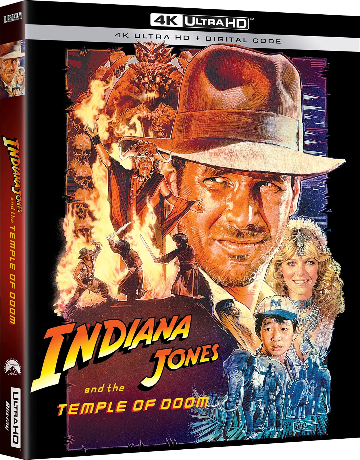 Indiana Jones and the Temple of Doom (Blu-ray) Harrison Ford Kate Capshaw