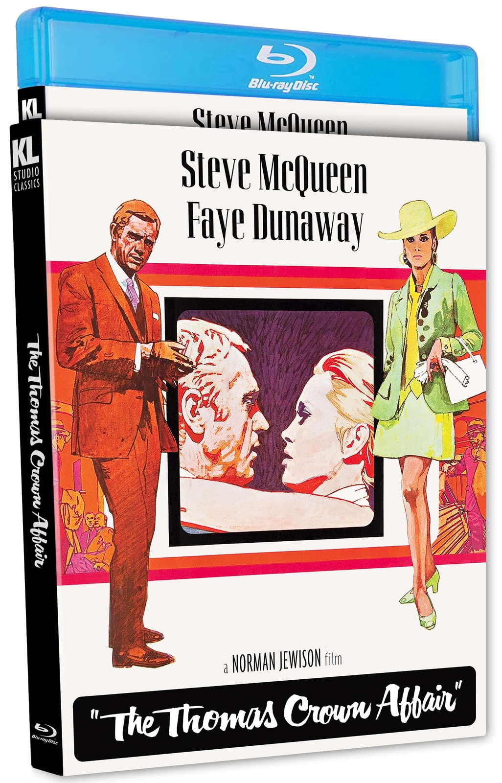 The Thomas Crown Affair (Blu-ray) Steve McQueen Faye Dunaway Paul Burke