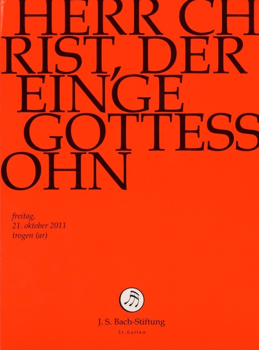 Herr Christ,der Einge Gottessohn (DVD) J.S.Bach-Stiftung Lutz Rudolf