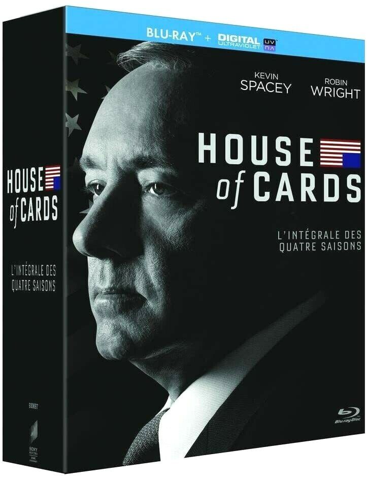 House Of Cards - Integrale Stagioni 1-2-3-4 - Blu-Ray + Copia Digitale - Nuova
