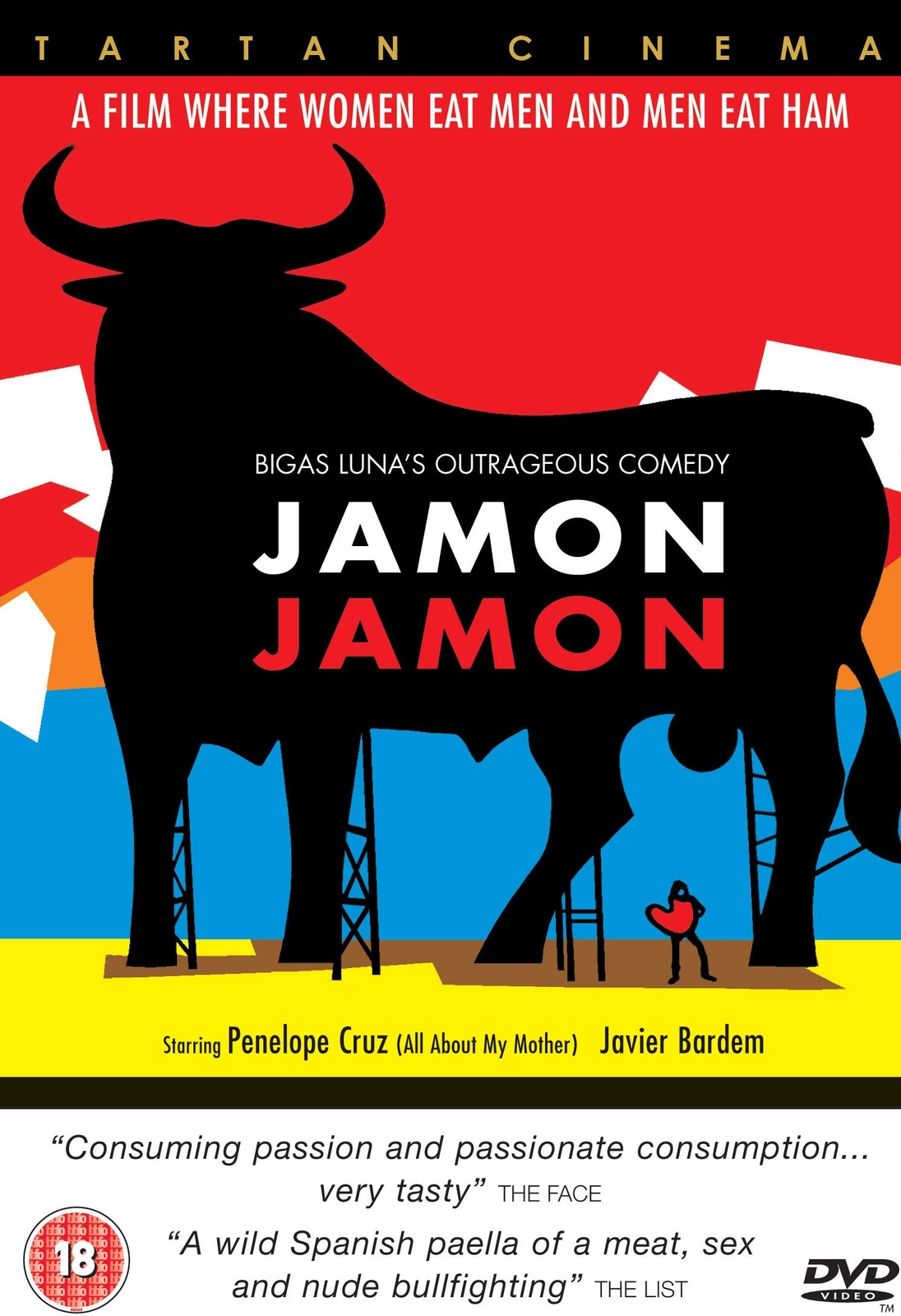 Jamon Jamon (DVD) Penélope Cruz Anna Galiena Javier Bardem Stefania Sandrelli