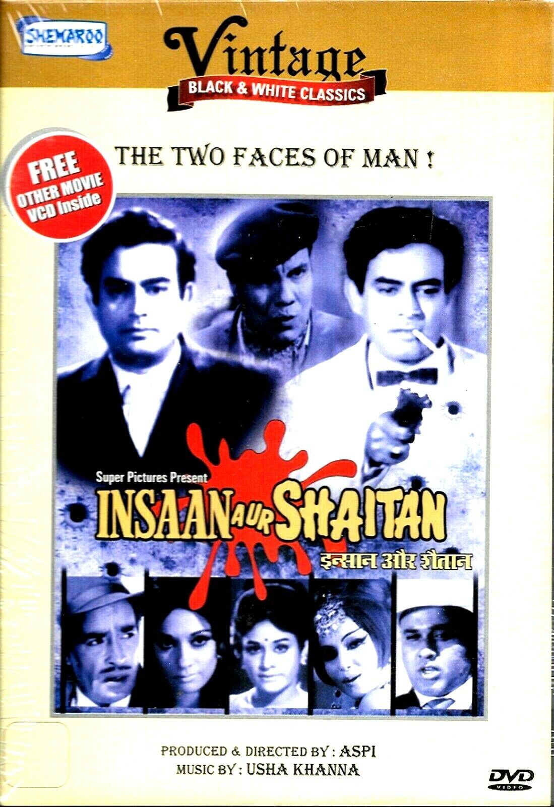 Insaan Aur Shaitan (1970) - Sanjeev Kumar,Fayal Nuovo Bollywood Dvd-English Subs