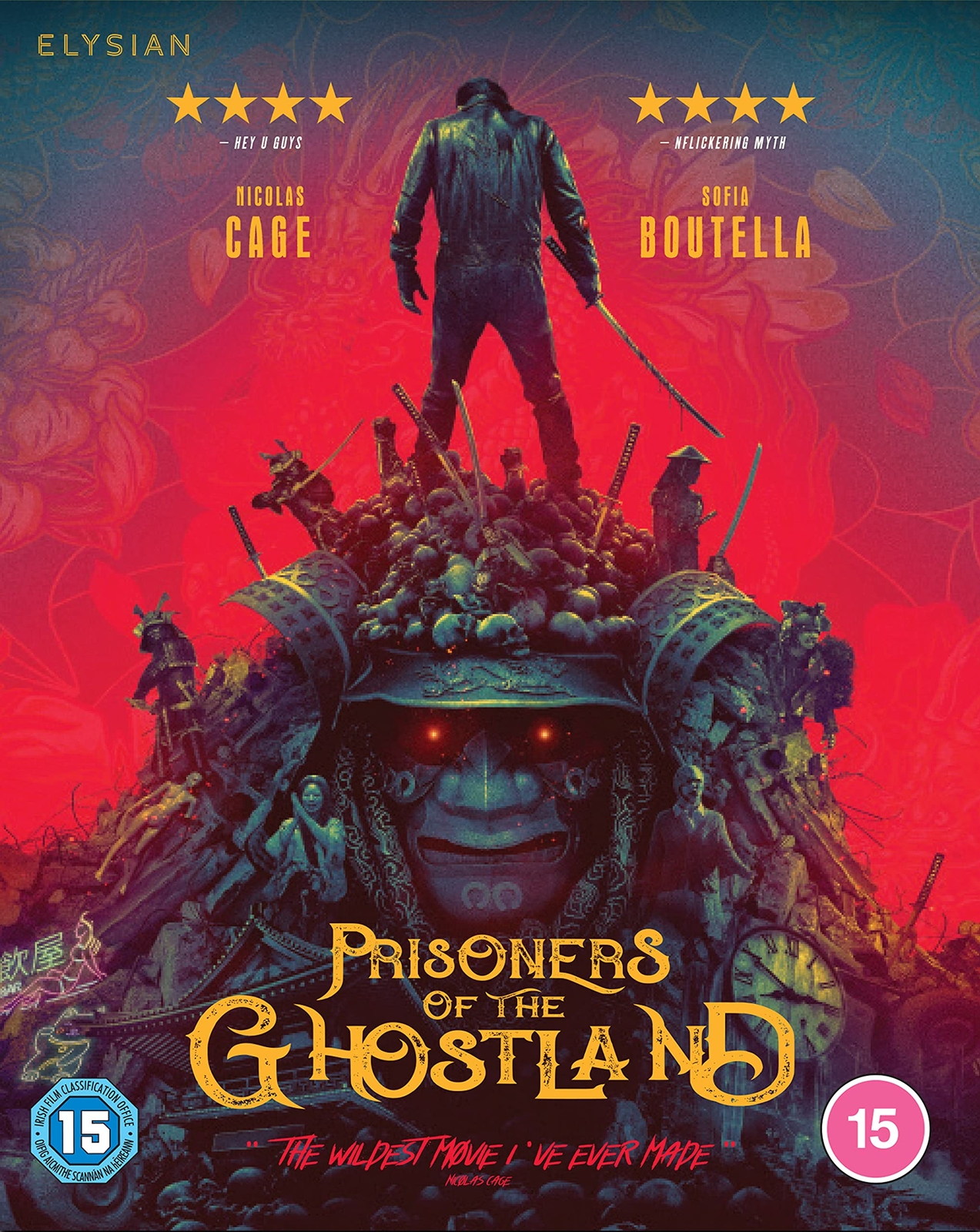 Prisoners Of The Ghostland (Blu-ray) Nicolas Cage Sofia Boutella Bill Mpseley