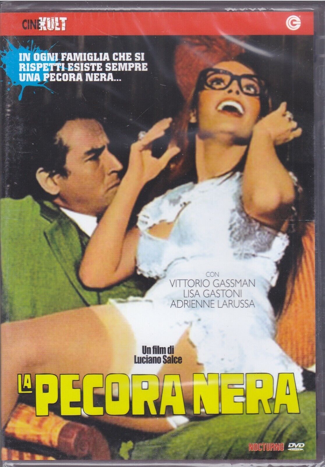 Dvd LA PECORA NERA con Vittorio Gassman nuovo 1969