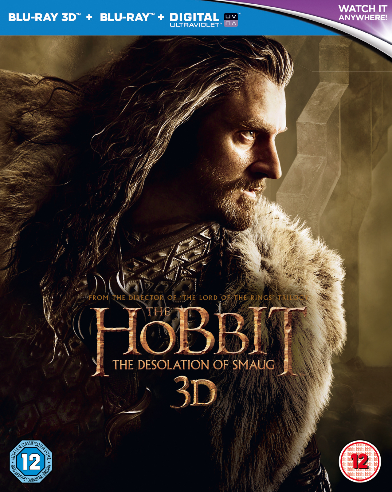 The Hobbit: The Desolation of Smaug (Blu-ray) Richard Armitage Evangeline Lilly