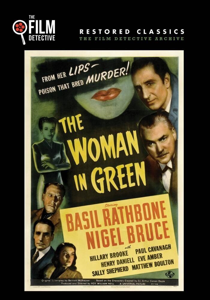 The Woman in Green (The Film Detective Restored Version) (DVD) Basil Rathbone