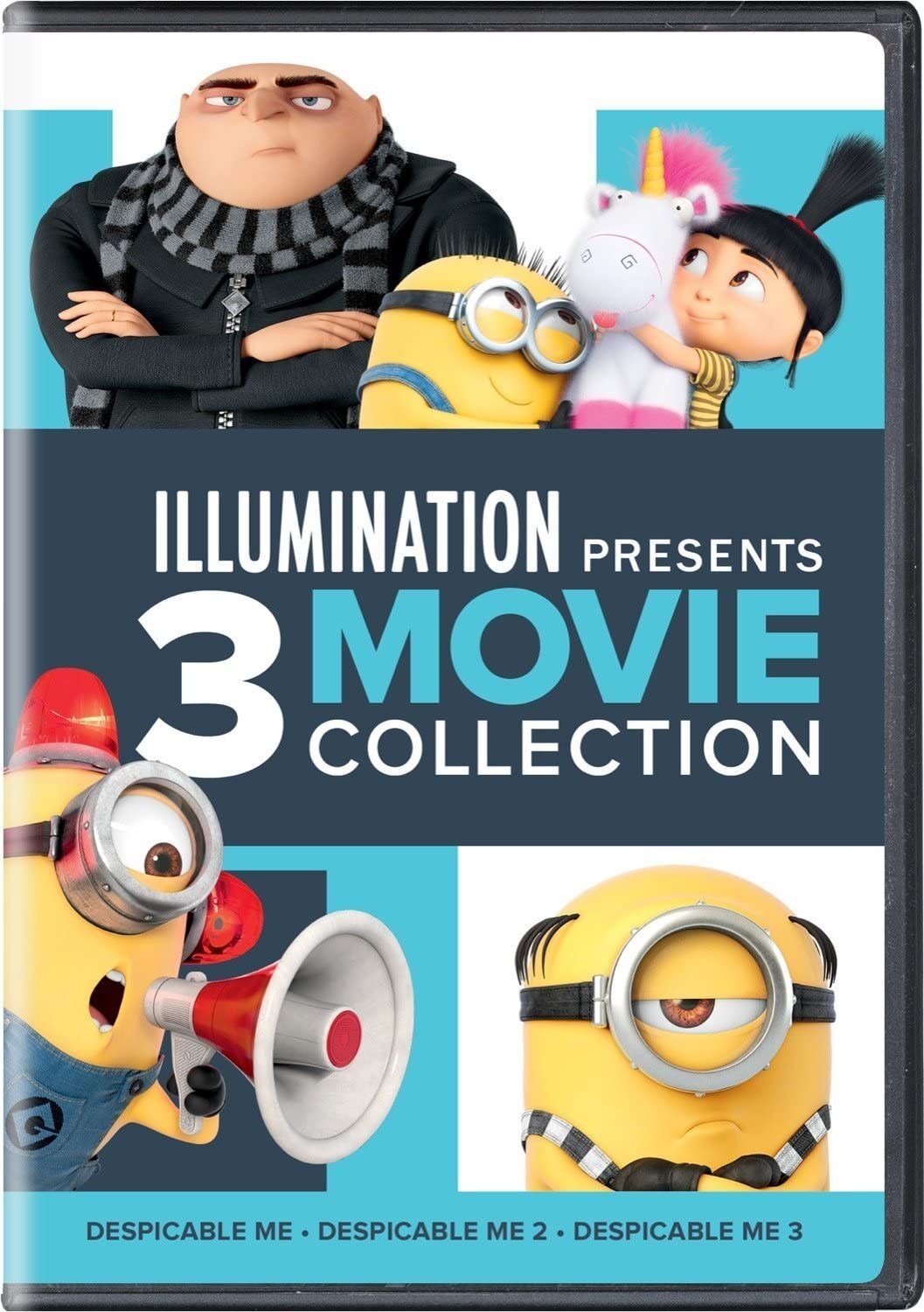ILLUMINATION PRESENTS 3MOV DVD (DVD) Steve Carell Jason Segel Kristen Wiig