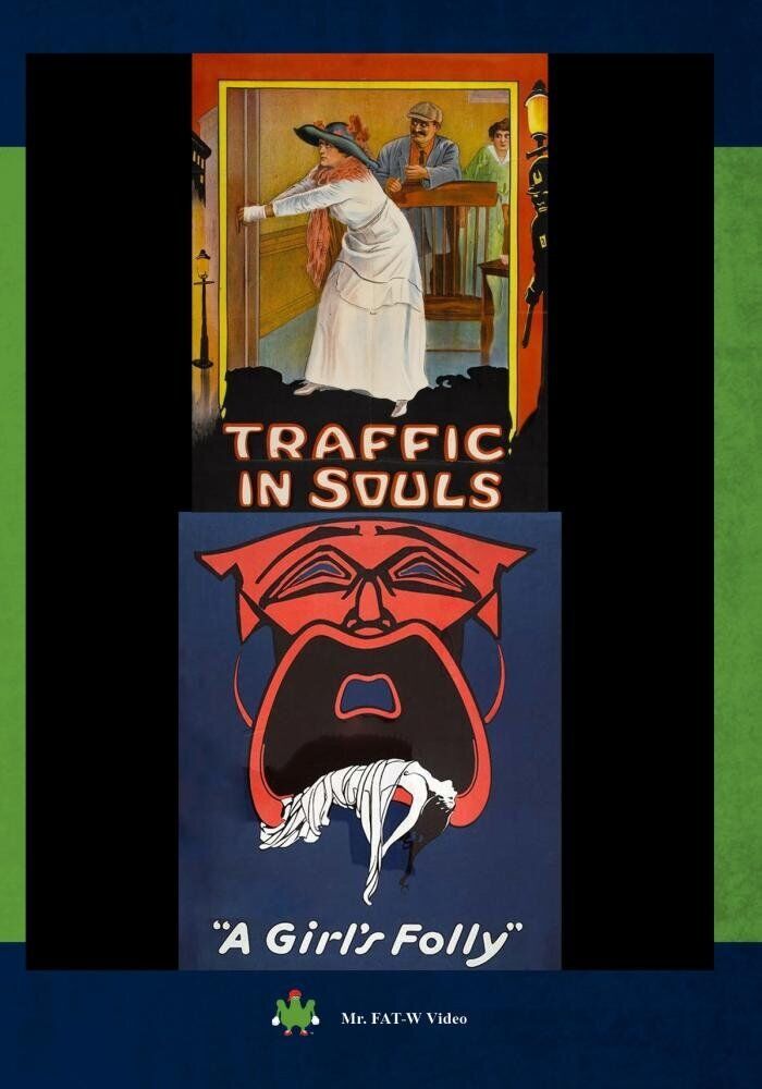 Traffic In Souls and A Girls Folly (DVD) Arthur Hunter Ethel Grandin Jane Gail