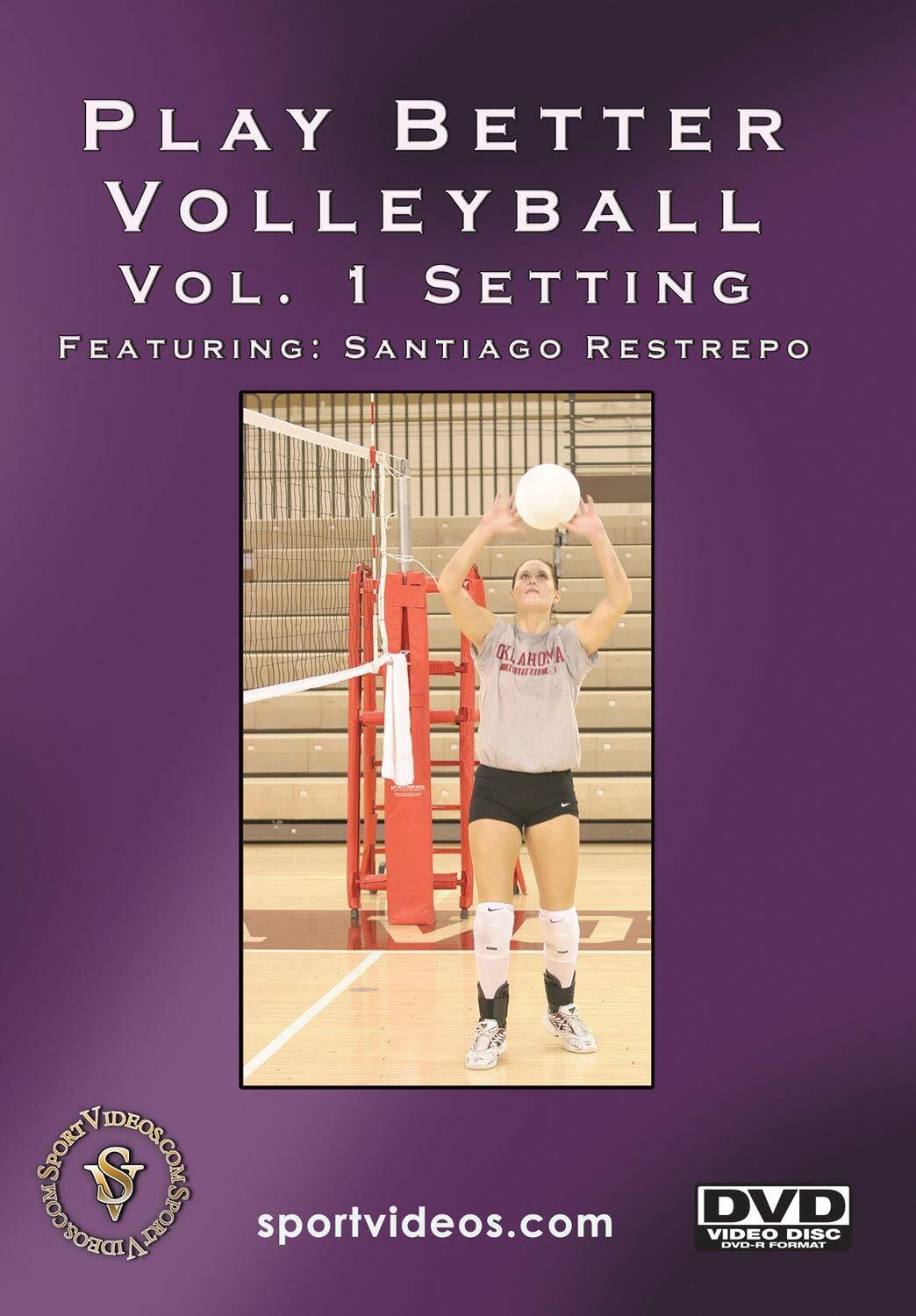 Play Better Volleyball Vol 1: Setting (DVD) Santiago Restrepo