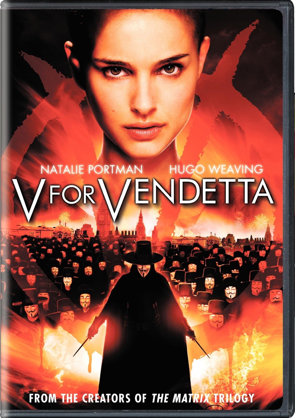 V for Vendetta (Widescreen Edition) (DVD) Natalie Portman Hugo Weaving John Hurt