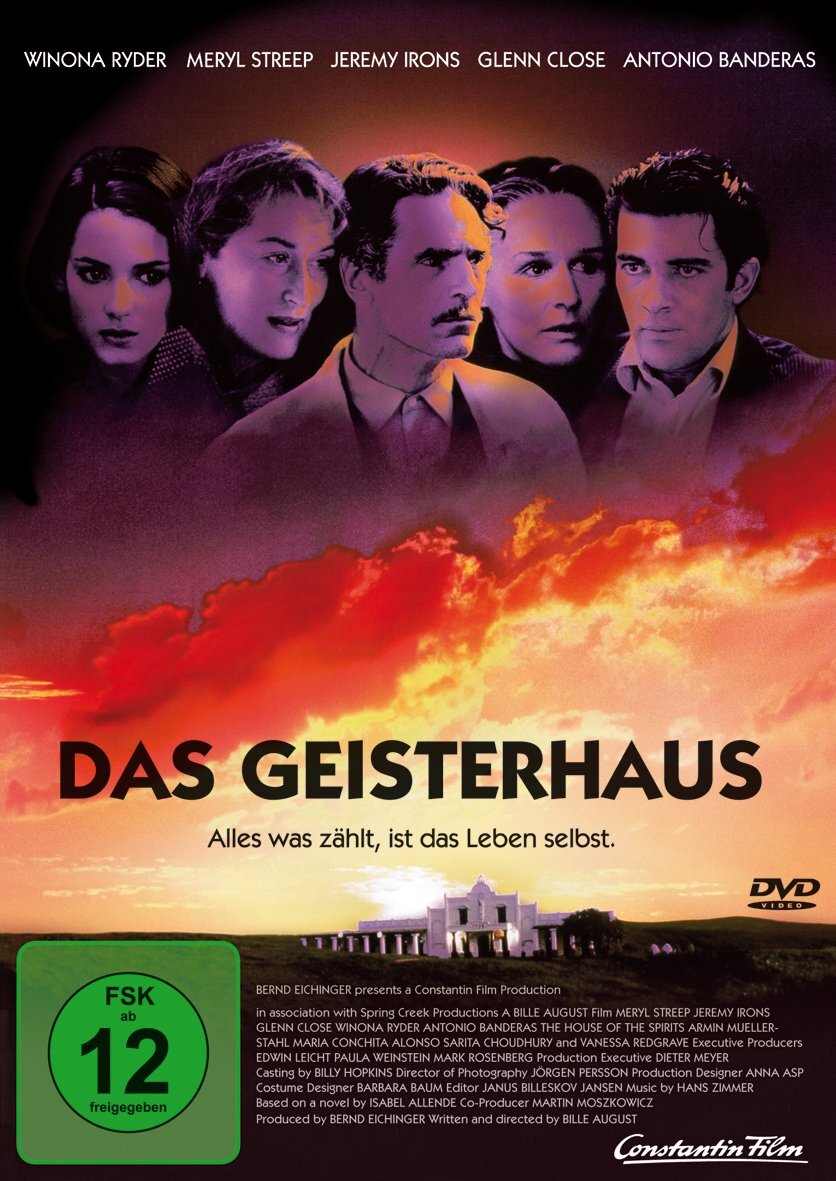 Das Geisterhaus (DVD) Jeremy Irons Meryl Streep Glenn Close Winona Ryder