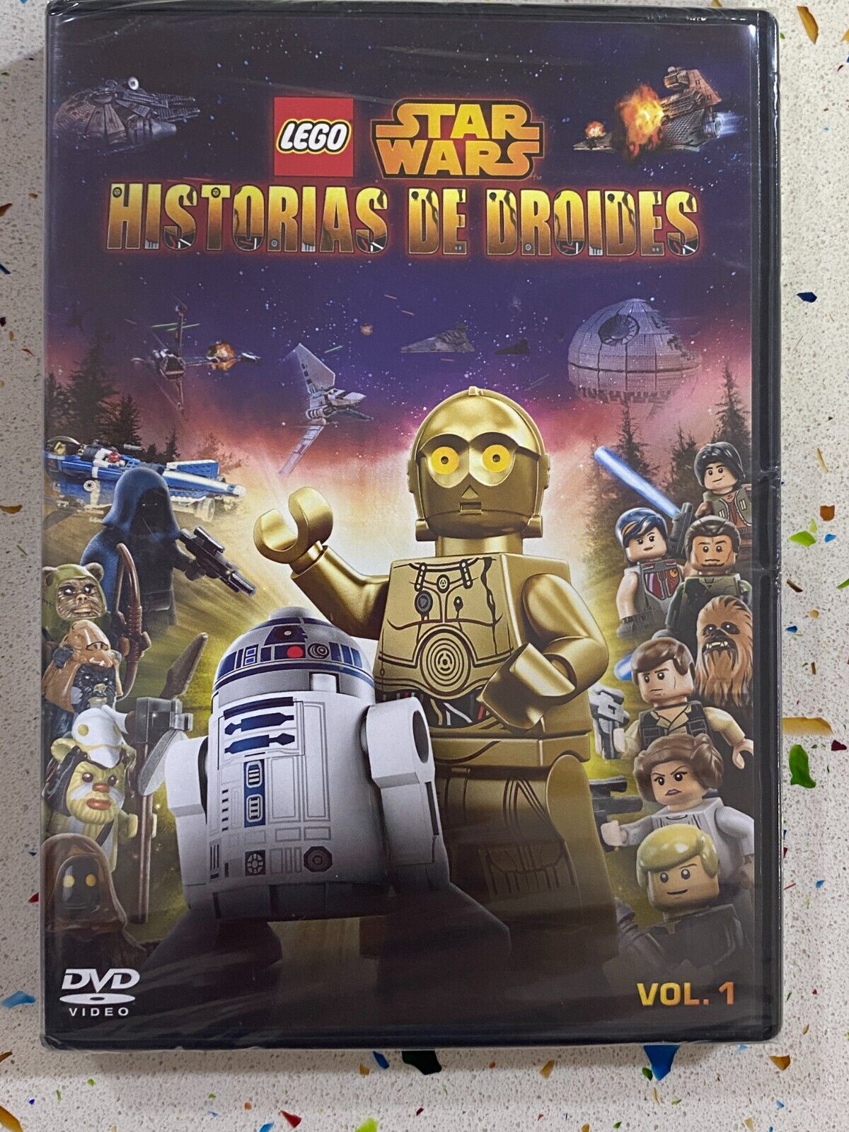 Lego Stars Wars DVD Storia De Drones Vol. 1 Nuovo Spagnolo Inglese Frances Itali