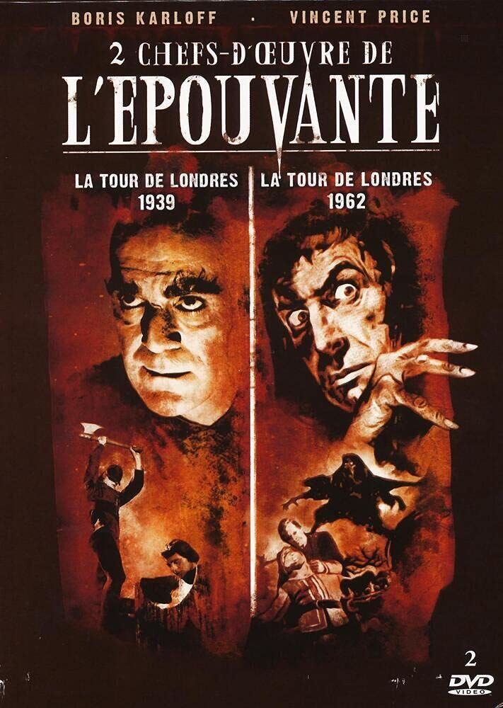 Coffret la tour de londres, versions 1939 et 1962 (DVD) Karloff Boris Price