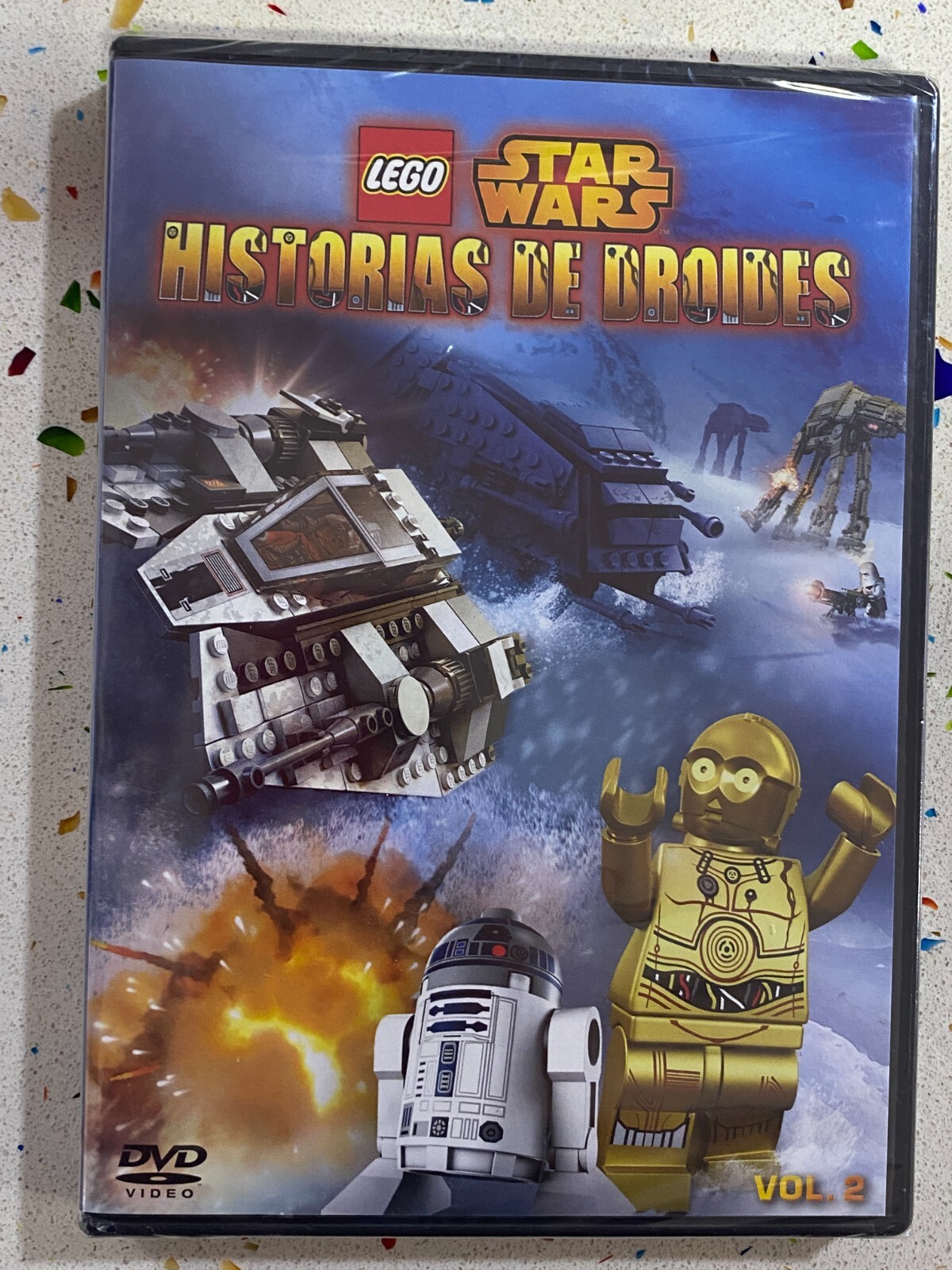 Lego Stars Wars DVD Storia De Drones Vol. 2 Nuovo Spagnolo Inglese Frances Itali