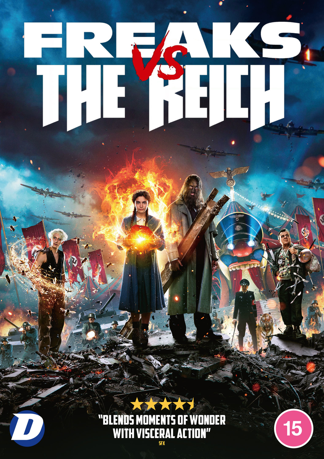 Freaks Vs the Reich (DVD) Aurora Giovinazzo Giancarlo Martini Max Mazzotta