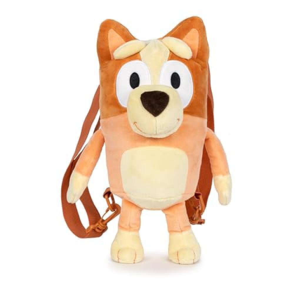 Famosa Softies - Peluche Zaino da Bingo da 35 cm, con dettagli come nei cartoni