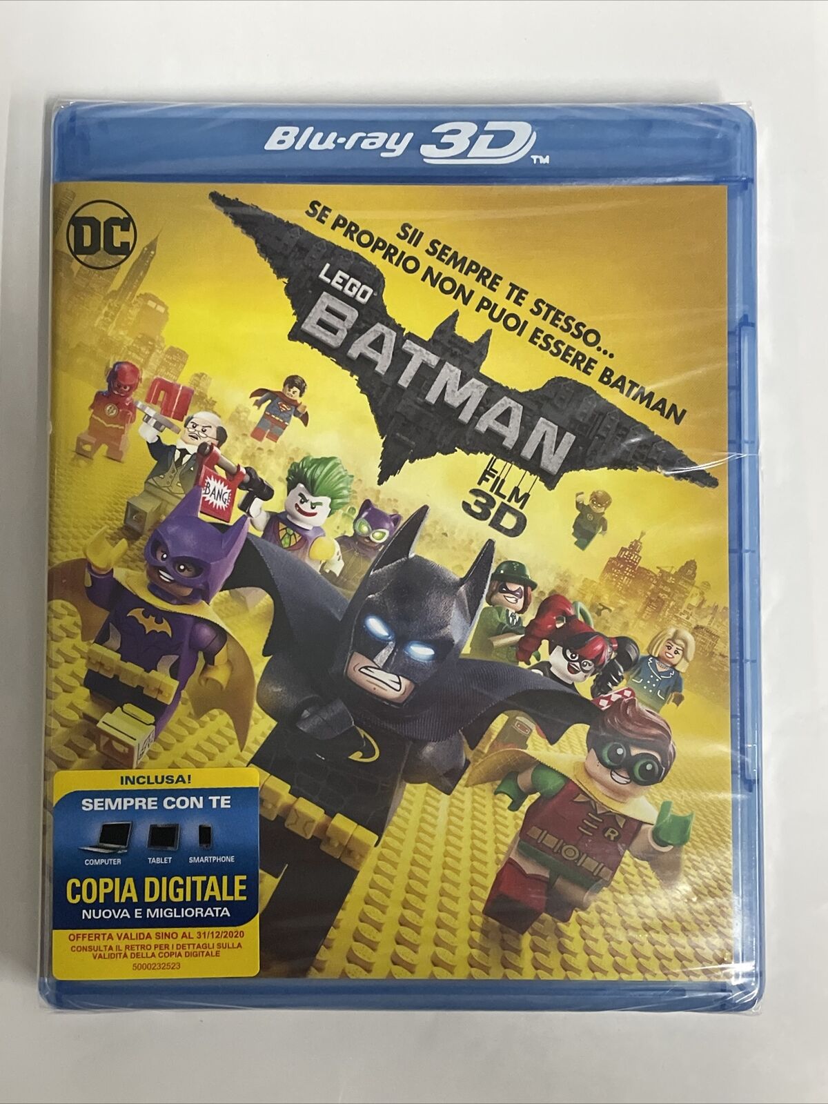 LEGO BATMAN - blu ray- blu ray 3D  -nuovo, sigillato