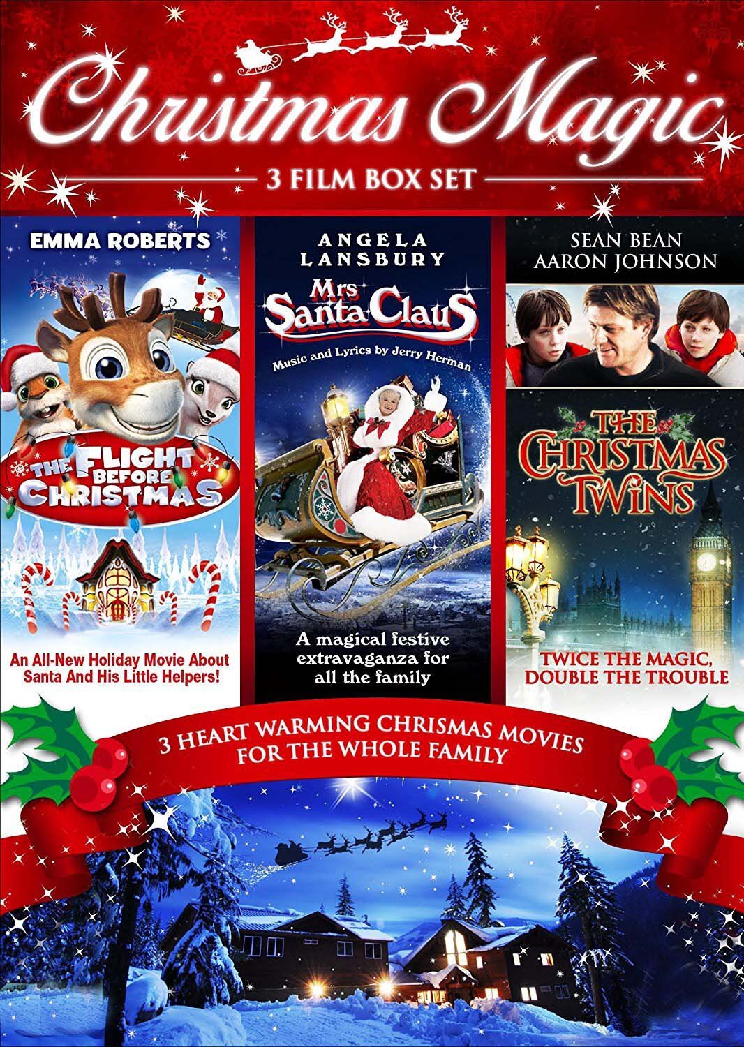 Christmas Family Boxset (3 Discs - Flight Before Christmas, Mrs Santa Clau (DVD)