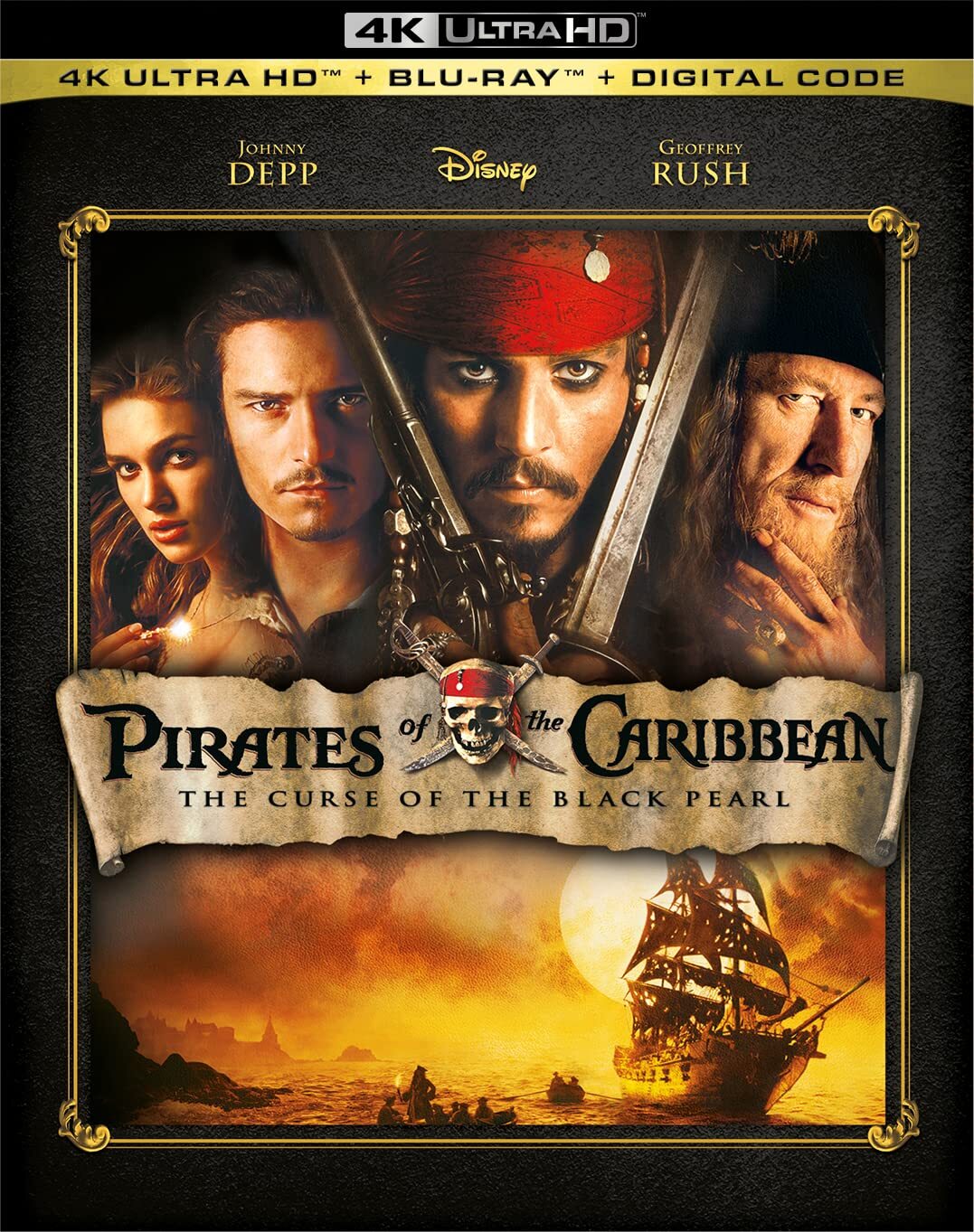 Pirates of the Caribbean: The Curse of the Black Pearl (Feature (4K UHD Blu-ray)