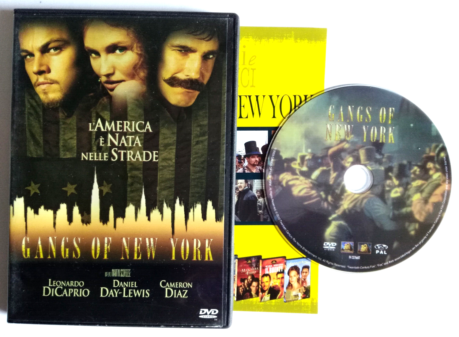 Dvd Gangs Of New York Film Thriller Leonardo DiCaprio Cameron Diaz 2010 (T9)