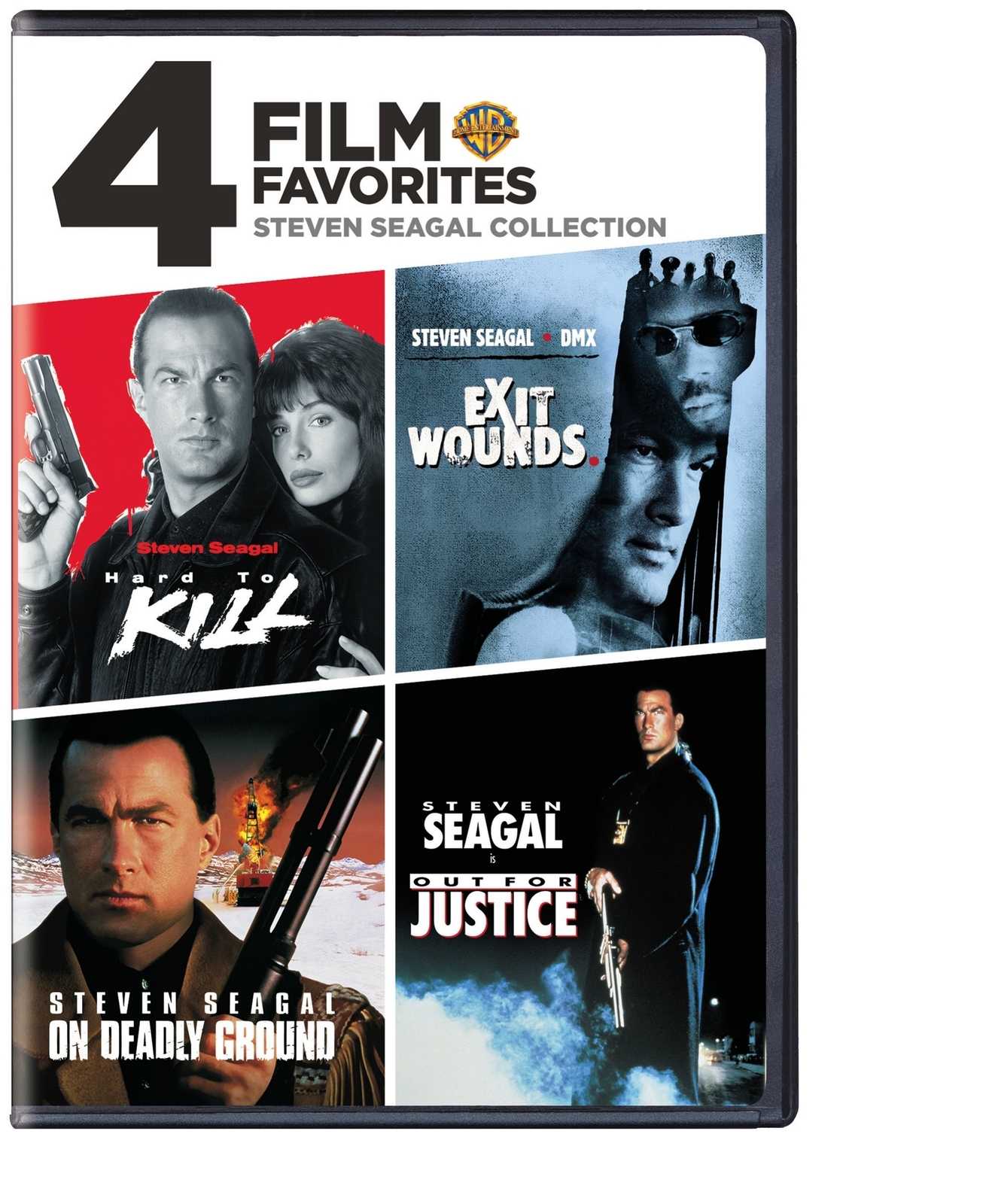 4 Film Favorites: Steven Seagal (Exit Wounds, Hard to Kill, On Deadly Grou (DVD)