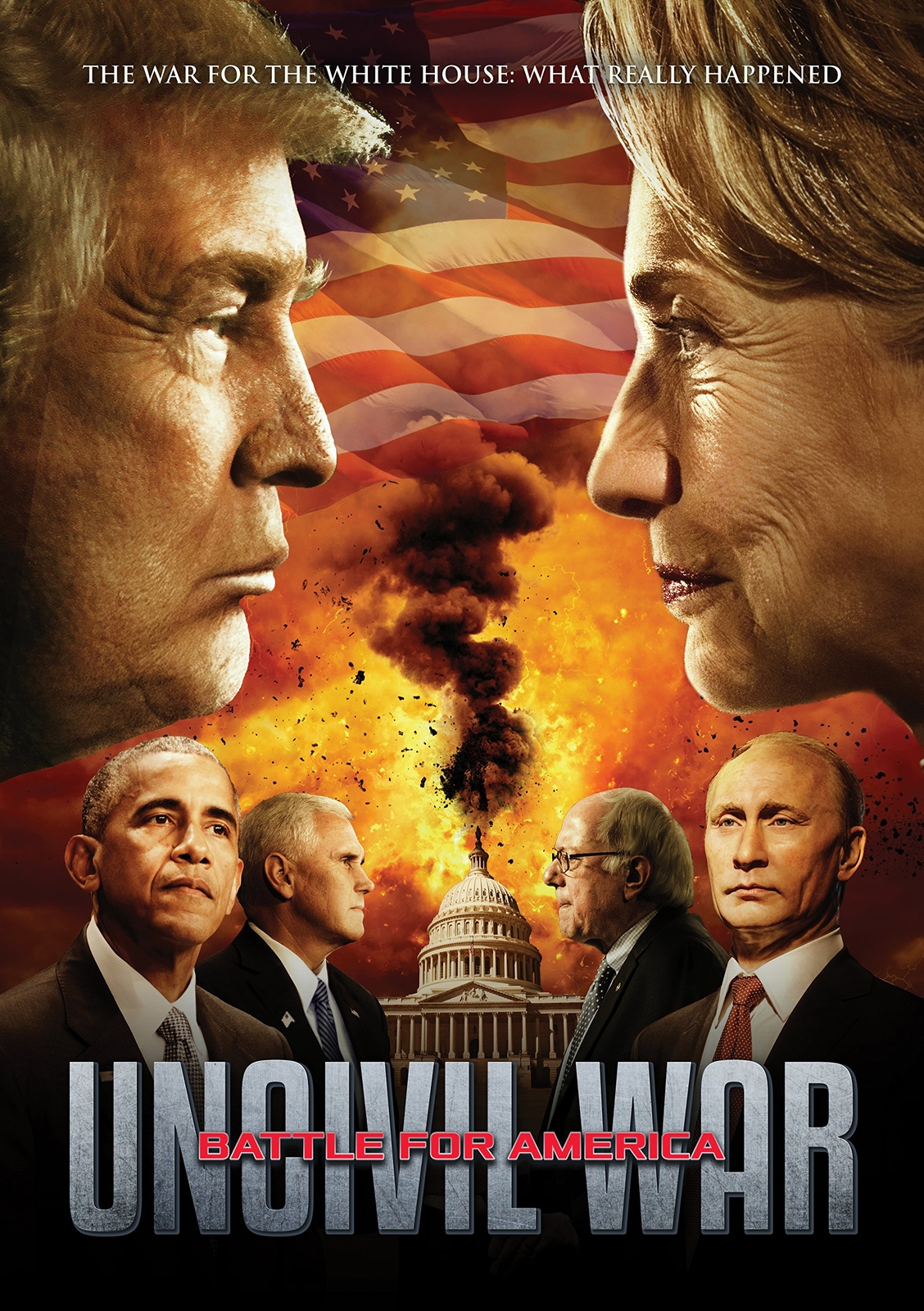 Uncivil War: Battle For America (DVD) Hillary Clinton Bill Clinton Donald Trump