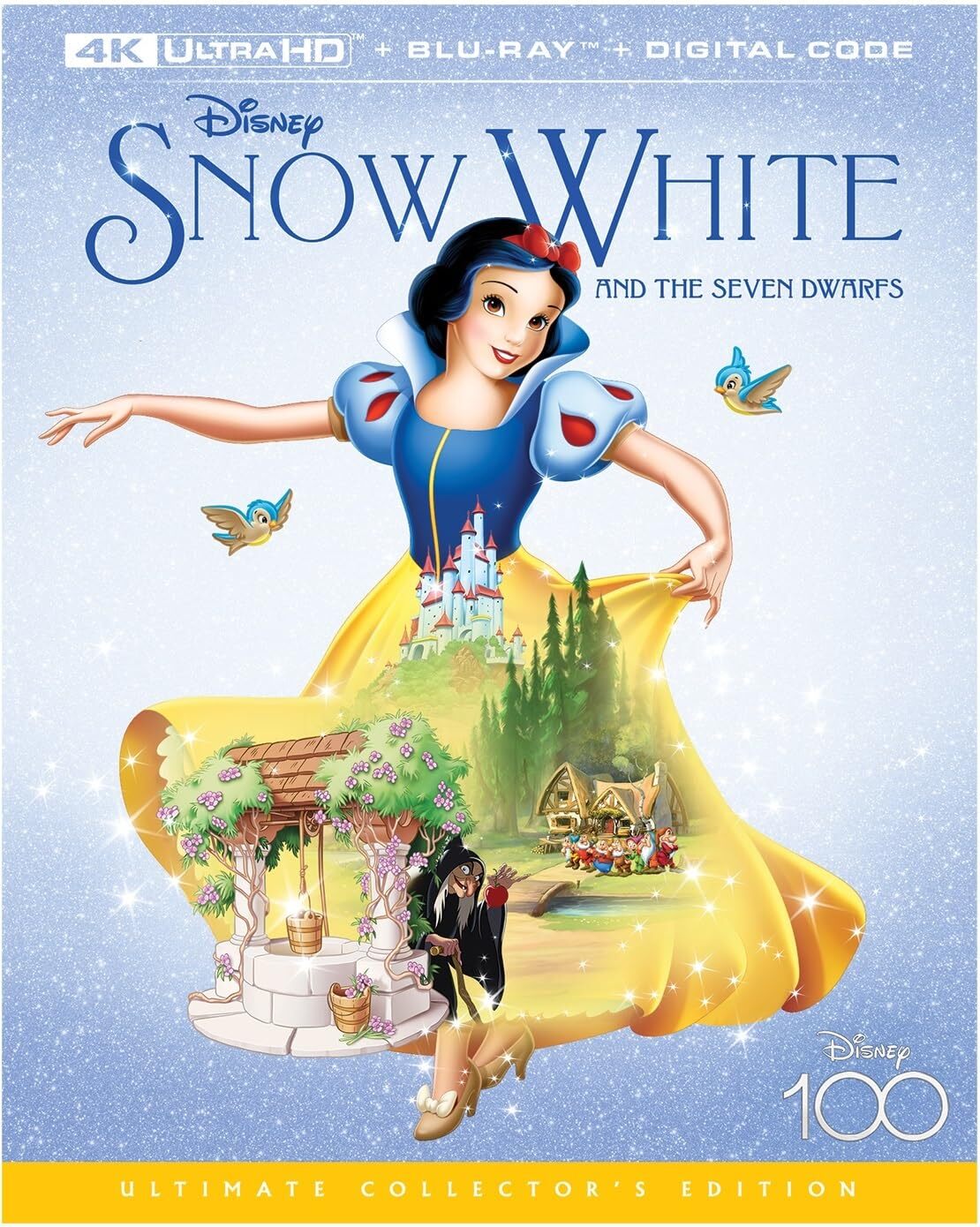 Snow White and the Seven Dwarfs (4K UHD Blu-ray) Adriana Caselotti Moroni Olsen
