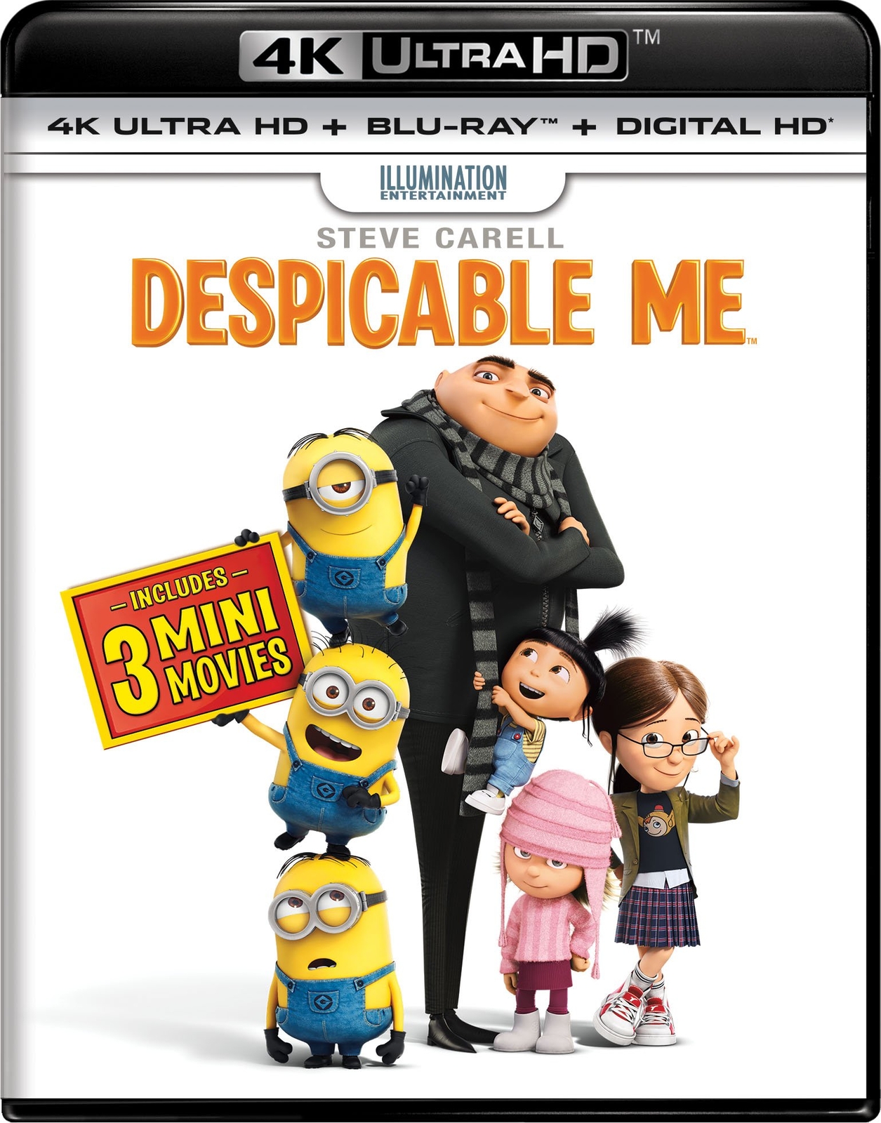 Despicable Me (Blu-ray) Steve Carell Jason Segel Russell Brand Kristen Wiig