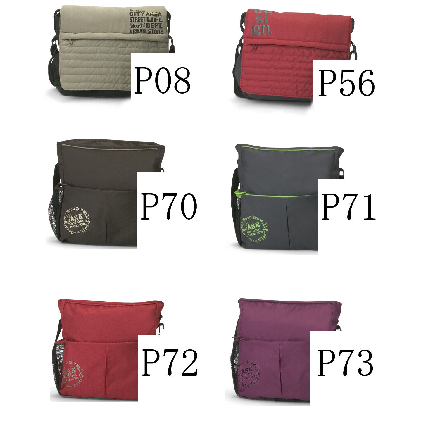 Borsa fasciatoio P72 Scarlet Jané
