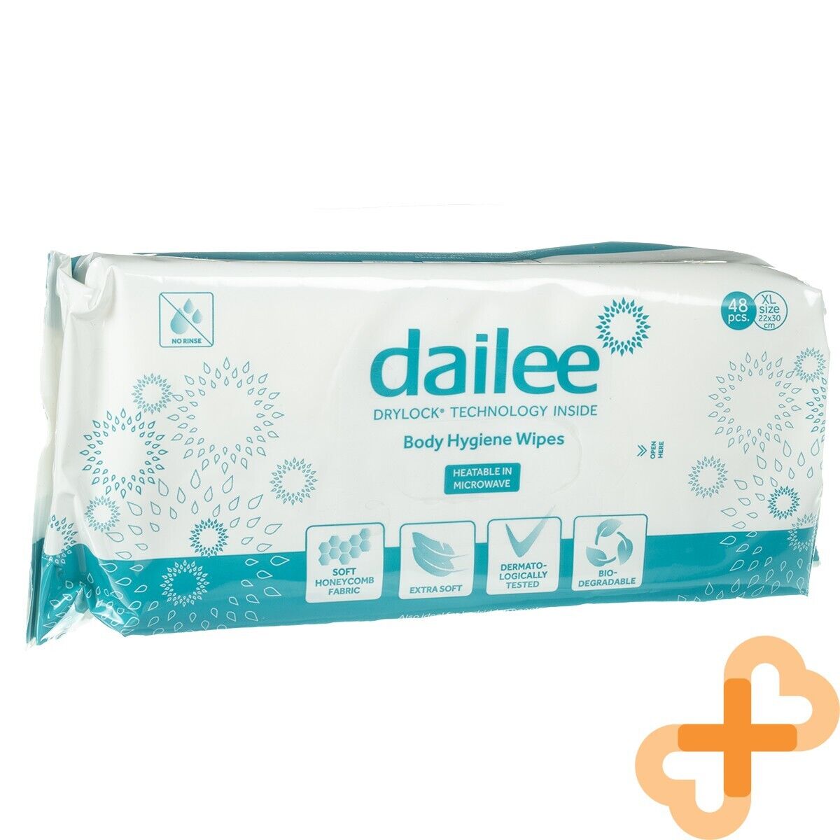 Dailee Corpo Igiene 48 Monouso Salviettine Umidificate Extra Morbido