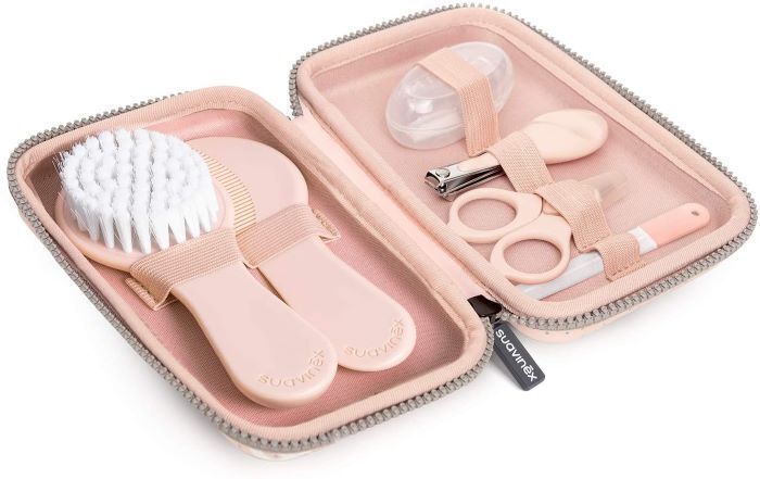 Suavinex Set Igiene Manicure per Neonati Rosa