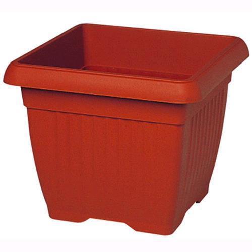 Vaso Giglio Quadro 630 Colore Terracotta  35X35X29H