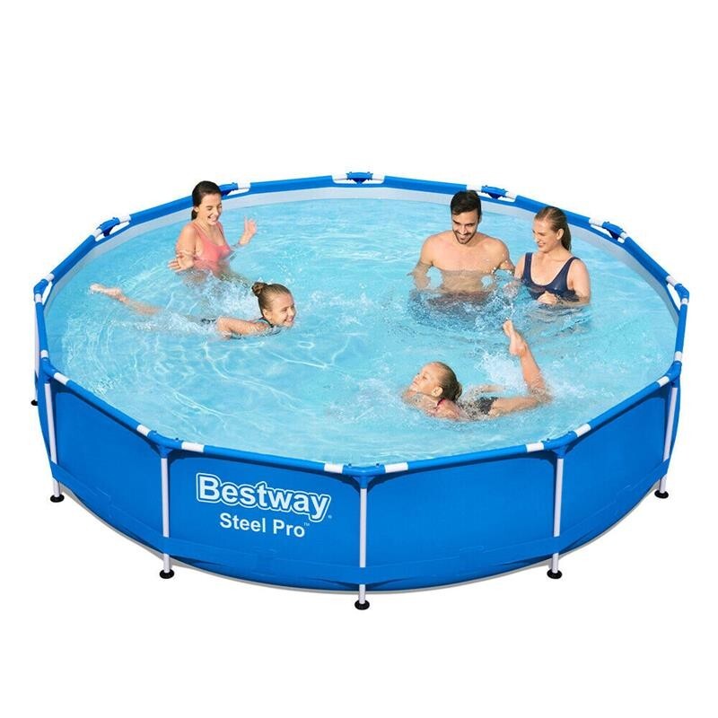 BESTWAY PISCINA FUORI TERRA STEEL PRO TONDA Ø 366 X 76 CM