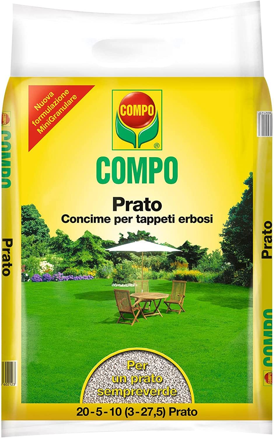 CONCIME GRANULATO COMPO PRATO KG.4