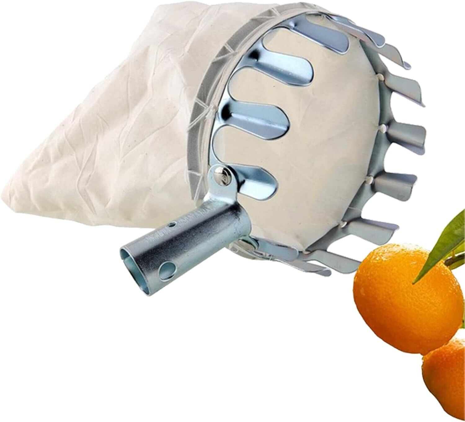 RACCOGLI FRUTTA IN METALLO, RACCOGLIFRUTTA, RACCOGLI FRUTTA DA ALBERO