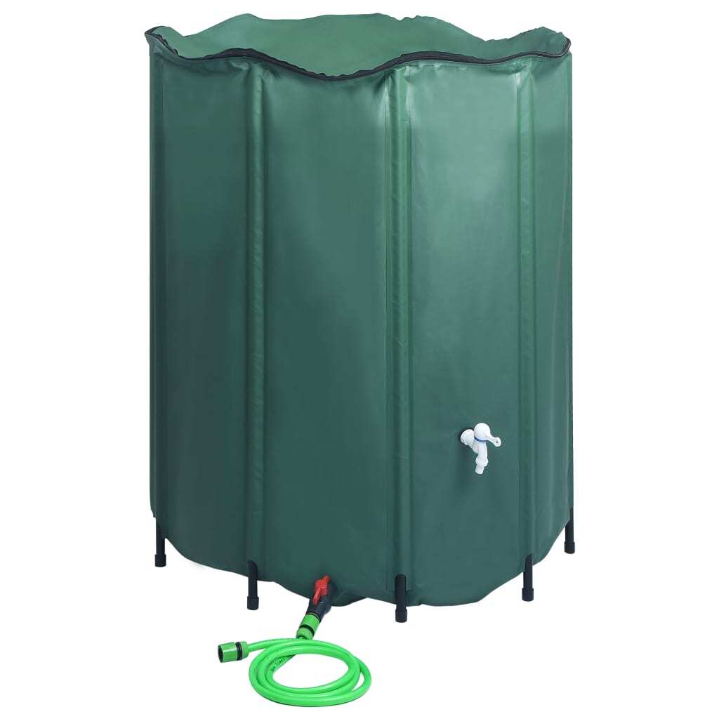 Serbatoio Per Acqua Piovana Pieghevole Con Rubinetto 1000 L