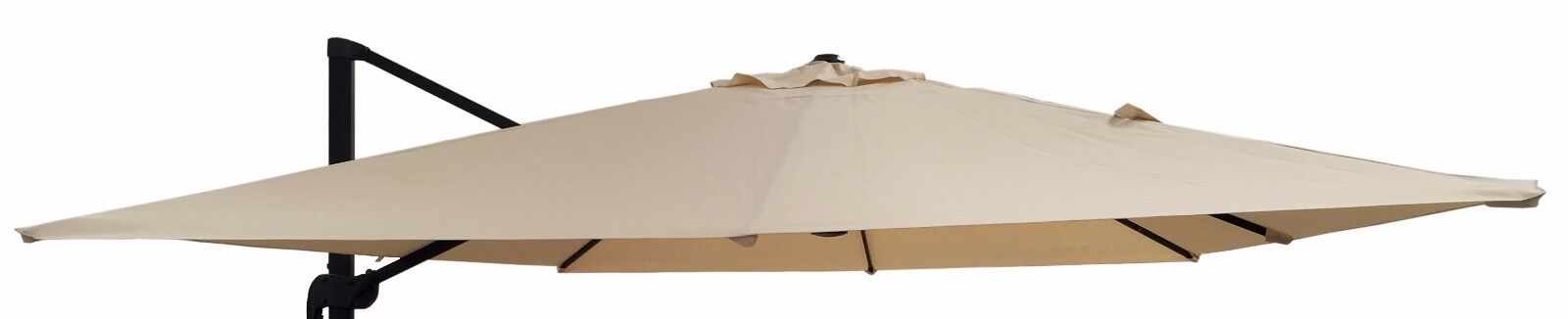 TOP TELO RICAMBIO COPERTURA 3X3 OMBRELLONE DECENTRATO CON AIR VENT ECRU