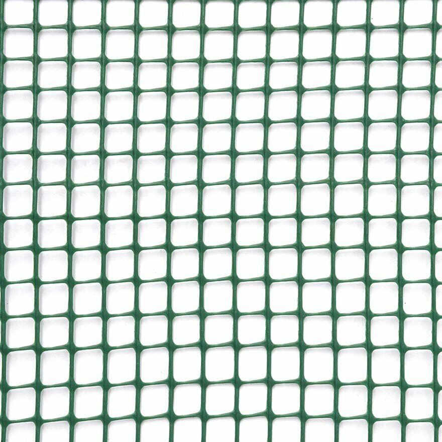 RETE QUADRA 10MM VERDE VENDITA AL METRO VERDEMAX PROTEZIONE PIANTE FIORI