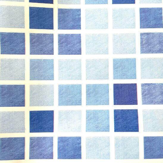 Liner mosaico Overlap ricambio per piscina ovale GRE 500x300 cm in PVC