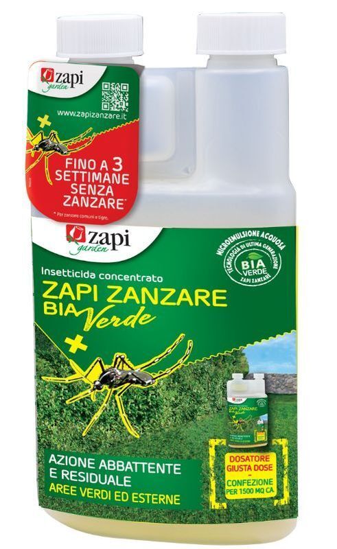 Zapi Zanzare Bia Verde Insetticida Concentrato 1 Lt