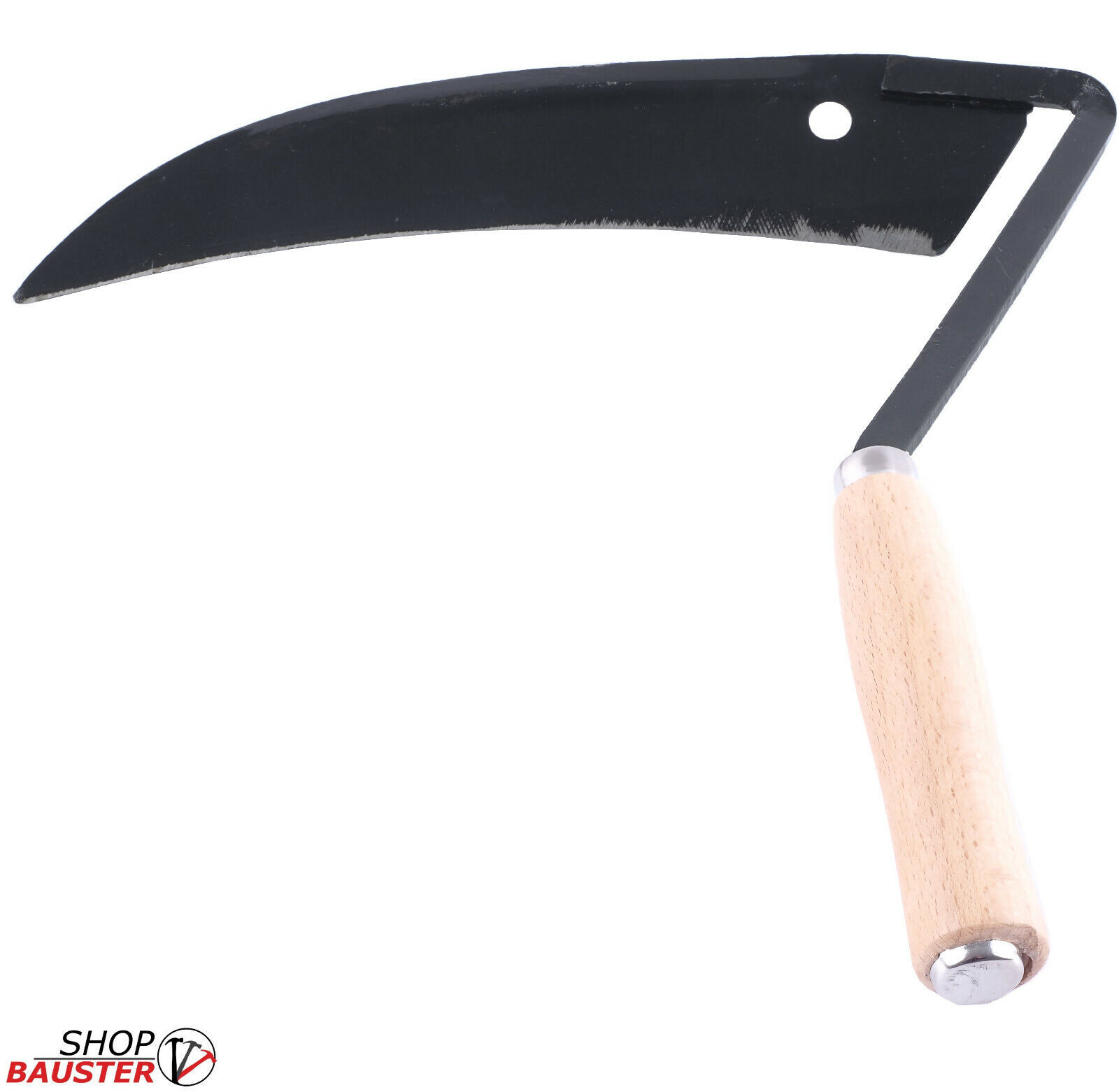 Falce a mano falce falce falce manico in legno falce tonda curva 32 cm in...